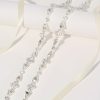 Sashes & Belts | Elegant/Bridal Rhinestones Satin Sash As Picture – Womens