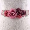 Sashes & Belts | Gorgeous Flower/Plastic Beads Polyester Sash Pink – Womens