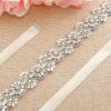 Sashes & Belts | Gorgeous/Bridal Rhinestones Satin Sash As Picture – Womens