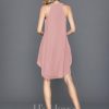 Semi-formal & Cocktail | A-line Scoop Knee-Length Chiffon Cocktail Dress With Beading As Picture – Womens