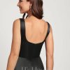 Semi-formal & Cocktail | Bodycon Scoop Knee-Length Satin Cocktail Dress Black – Womens