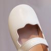 Shoes | Girl’s Flats Daily Mary Jane Pearl Faux Leather Round Toe Flat Heel Shoes White – Girls