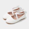 Shoes | Girl’s Flats Flower Girl Shoes Wedding Daily Ballet Flat Junior Bridesmaid Shoes Bowknot Faux Leather Round Toe Flat Heel Shoes Silver – Girls