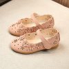 Shoes | Girl’s Flats Flower Girl Shoes Wedding Daily Party Mary Jane Beading Flower Faux Leather Round Toe Flat Heel Shoes White – Girls