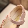 Shoes | Girl’s Flats Flower Girl Shoes Wedding Daily Party Mary Jane Beading Flower Faux Leather Round Toe Flat Heel Shoes White – Girls