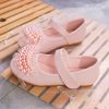 Shoes | Girl’s Flats Flower Girl Shoes Wedding Daily Party Mary Jane Pearl Lace Faux Leather Round Toe Flat Heel Shoes Ivory – Girls