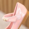 Shoes | Girl’s Flats Flower Girl Shoes Wedding Daily Party Mary Jane Pearl Patent Leather Round Toe Flat Heel Shoes White – Girls