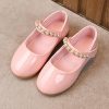 Shoes | Girl’s Flats Flower Girl Shoes Wedding Daily Party Mary Jane Pearl Patent Leather Round Toe Flat Heel Shoes White – Girls