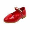 Shoes | Girl’s Flats Flower Girl Shoes Wedding Daily Party Mary Jane Pearl Patent Leather Round Toe Flat Heel Shoes White – Girls