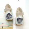 Shoes | Girl’s Flats Flower Girl Shoes Wedding Party Mary Jane Flower Pearl Leatherette Flat Heel Shoes Pink – Girls