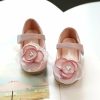 Shoes | Girl’s Flats Flower Girl Shoes Wedding Party Mary Jane Flower Pearl Leatherette Flat Heel Shoes Pink – Girls