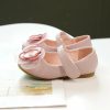 Shoes | Girl’s Flats Flower Girl Shoes Wedding Party Mary Jane Flower Pearl Leatherette Flat Heel Shoes Pink – Girls