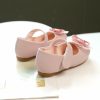 Shoes | Girl’s Flats Flower Girl Shoes Wedding Party Mary Jane Flower Pearl Leatherette Flat Heel Shoes Pink – Girls