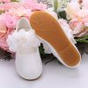 Shoes | Girl’s Flats Flower Girl Shoes Wedding Party Mary Jane Flower Pearl Leatherette Flat Heel Shoes White – Girls