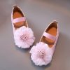 Shoes | Girl’s Flats Flower Mary Jane Wedding Daily Faux Leather Round Toe Flat Heel Slip On Shoes Pink – Girls