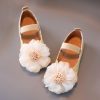 Shoes | Girl’s Flats Flower Mary Jane Wedding Daily Faux Leather Round Toe Flat Heel Slip On Shoes Pink – Girls