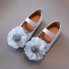 Shoes | Girl’s Flats Flower Mary Jane Wedding Daily Faux Leather Round Toe Flat Heel Slip On Shoes Pink – Girls