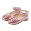 Shoes | Girl’s Flats Princess Shoes Bowknot Rhinestone Party Leatherette Round Toe Closed Toe Flat Heel Hook & Loop Shoes Pink – Girls