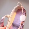 Shoes | Girl’s Flats Princess Shoes Wedding Party Mary Jane Beading Flower Faux Leather Round Toe Flat Heel Shoes Silver – Girls