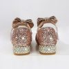 Shoes | Girl’s Flower Girl Shoes Princess Shoes Party Mary Jane Bowknot Glitter Faux Leather Round Toe Low Heel Shoes Silver – Girls