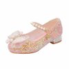 Shoes | Girl’s Flower Girl Shoes Princess Shoes Wedding Party Cosplay Mary Jane Junior Bridesmaid Shoes Bowknot Pearl Glitter Low Heel Shoes White – Girls