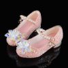 Shoes | Girl’s Flower Girl Shoes Princess Shoes Wedding Party Cosplay Mary Jane Junior Bridesmaid Shoes Crystal Pearl Rhinestone Glitter Low Heel Shoes White – Girls