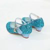 Shoes | Girl’s Flower Girl Shoes Princess Shoes Wedding Party Cosplay Mary Jane Junior Bridesmaid Shoes Glitter Round Toe Low Heel Shoes As Picture – Girls