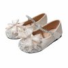 Shoes | Girl’s Flower Girl Shoes Wedding Party Mary Jane Bowknot Rhinestone Glitter Faux Leather Round Toe Flat Heel Shoes Pink – Girls