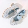 Shoes | Girl’s Princess Shoes Party Cosplay Mary Jane Rhinestone Butterfly Glitter Round Toe Flat Heel Shoes Pink – Girls