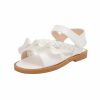 Shoes | Girl’s Sandals Daily Beach Ruffles Faux Leather Open Toe Flat Heel Shoes White – Girls