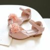 Shoes | Girl’s Sandals Flower Girl Shoes Wedding Daily Party Peep Toe Flower Leatherette Flat Heel Shoes Ivory – Girls