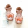 Shoes | Girl’s Sandals Flower Girl Shoes Wedding Daily Party Peep Toe Flower Leatherette Flat Heel Shoes Ivory – Girls