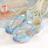 Shoes | Girl’s Sandals Princess Shoes Daily Party Junior Bridesmaid Shoes Pearl Rhinestone Butterfly Glitter Peep Toe Low Heel Shoes Gold – Girls