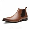 Shoes | Men’s Boots Chelsea Work Daily Leather Shoes Black – Mens