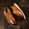 Shoes | Men’s Casual Shoes Casual Daily Faux Leather Shoes Brown – Mens