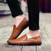 Shoes | Men’s Casual Shoes Loafers Daily Leather Shoes Brown – Mens