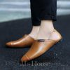 Shoes | Men’s Casual Shoes Loafers Daily Leather Shoes Brown – Mens