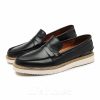 Shoes | Men’s Casual Shoes Loafers Work Daily Leather Shoes Black – Mens