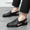 Shoes | Men’s Casual Shoes Sandals Daily Faux Leather Shoes Black – Mens