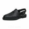 Shoes | Men’s Casual Shoes Sandals Daily Faux Leather Shoes Black – Mens