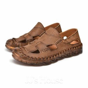 Shoes | Men’s Casual Shoes Sandals Daily Faux Leather Shoes Brown – Mens