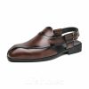 Shoes | Men’s Casual Shoes Sandals Daily Faux Leather Shoes Brown – Mens