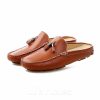 Shoes | Men’s Casual Shoes Slippers Mules Daily Leather Shoes Brown – Mens