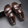 Shoes | Men’s Casual Shoes Slippers Sandals Casual Daily Faux Leather Shoes Brown – Mens