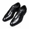 Shoes | Men’s Dress Shoes Brogues Derbies Wedding Work Leather Shoes Brown – Mens