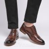 Shoes | Men’s Dress Shoes Brogues Oxfords Wedding Work Party Faux Leather Shoes Black – Mens