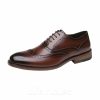 Shoes | Men’s Dress Shoes Brogues Oxfords Wedding Work Party Faux Leather Shoes Black – Mens