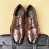 Shoes | Men’s Dress Shoes Brogues Oxfords Wedding Work Party Faux Leather Shoes Black – Mens