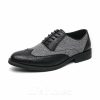 Shoes | Men’s Dress Shoes Brogues Oxfords Work Daily Faux Leather Shoes Black – Mens