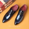 Shoes | Men’s Dress Shoes Derbies Wedding Party Faux Leather Shoes Red – Mens